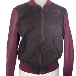 The North Face | Knit Material Bomber Jacket Womens Sz M